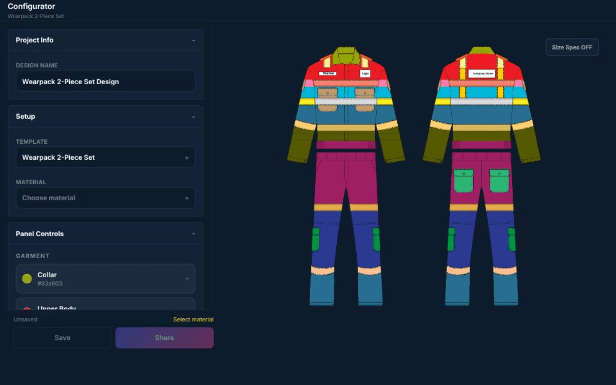 Design Wearpack preview 1
