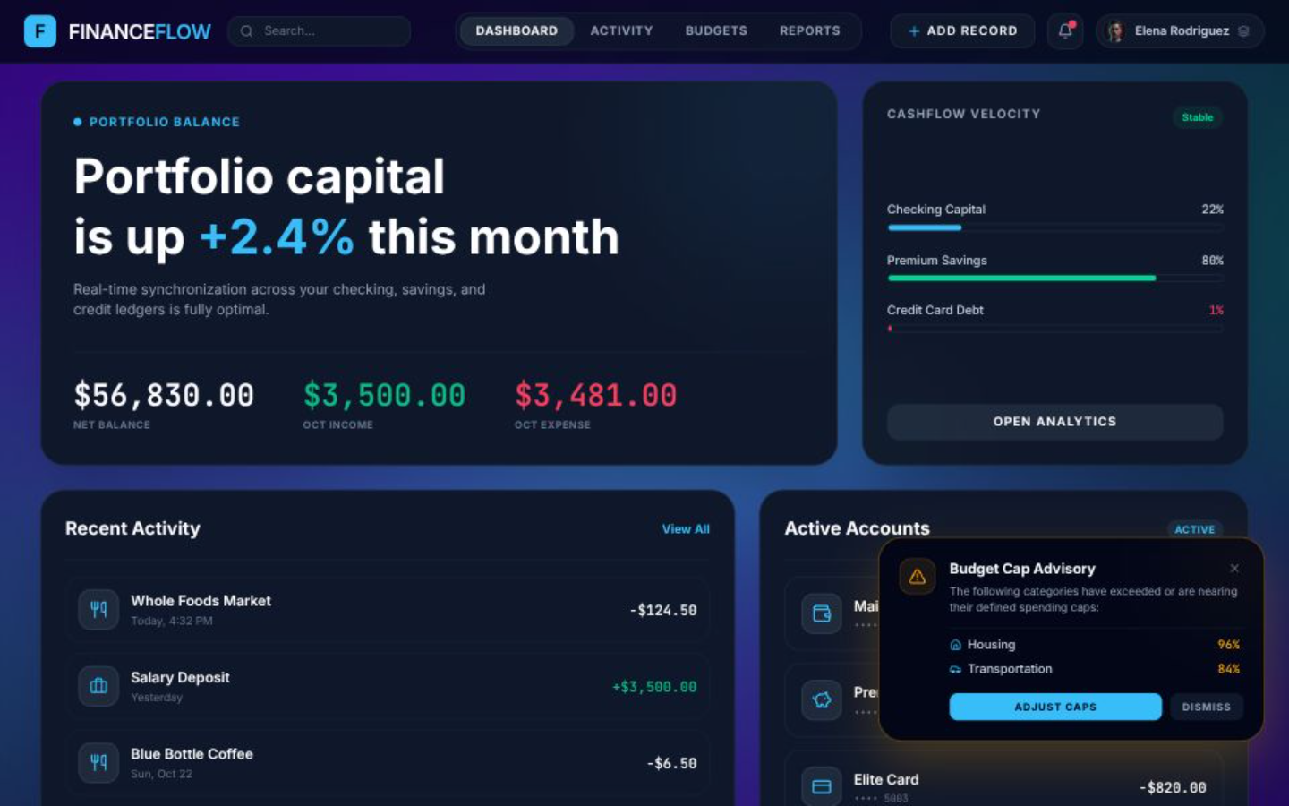 Preview of Personal Finance Tracker